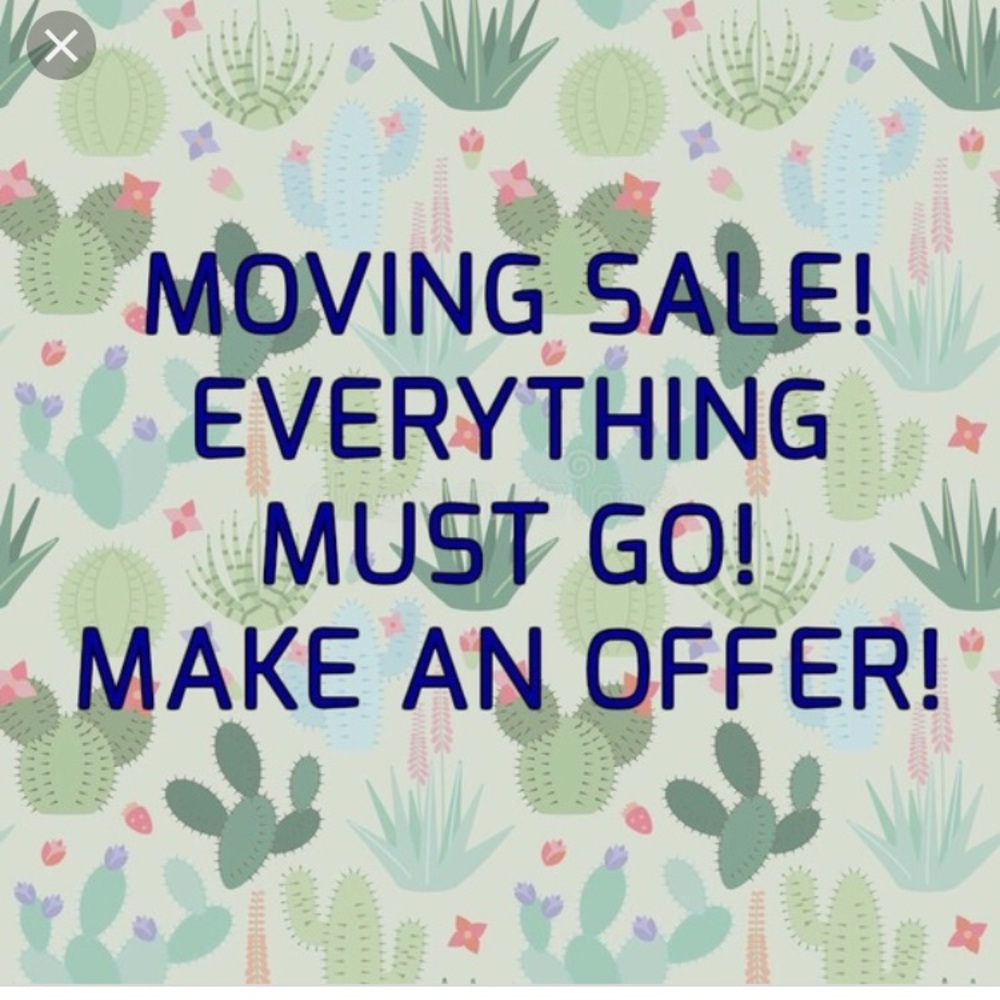 MOVING ABROAD. Items must go! MAKE AN OFFER!